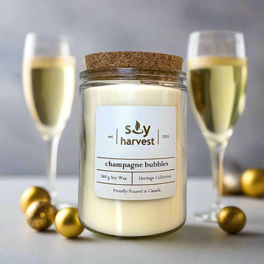 Champagne Bubbles  -  Candle